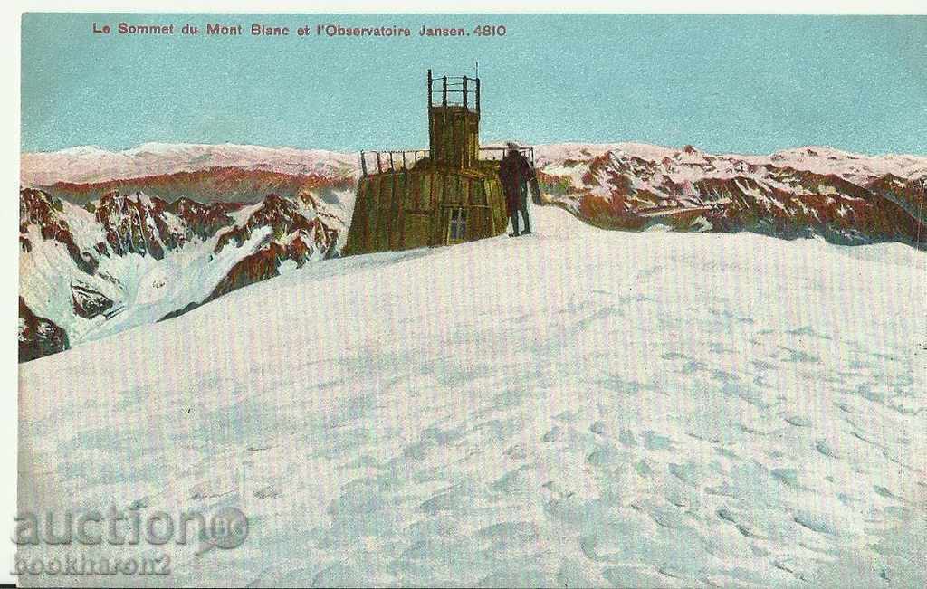 Old card, Mont Blanc