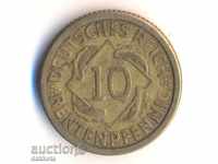 Γερμανία 10 rentenpfeniga 1924a