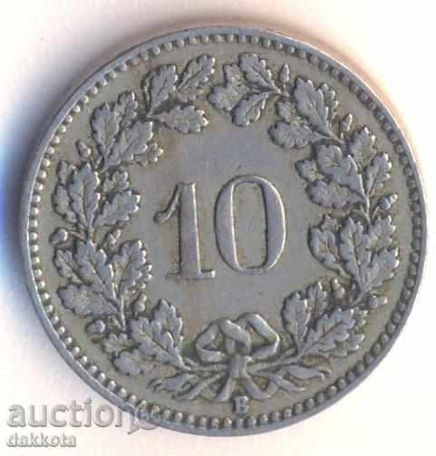 Ελβετία 10 ραπέλ 1922