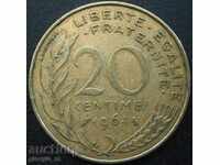 Γαλλία - 10 centimes 1964