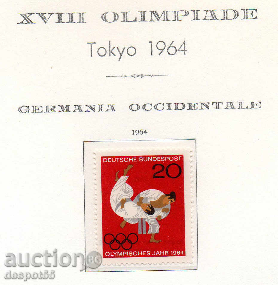 1964. FGR. Ολυμπιακοί Αγώνες - Τόκιο, Ιαπωνία.