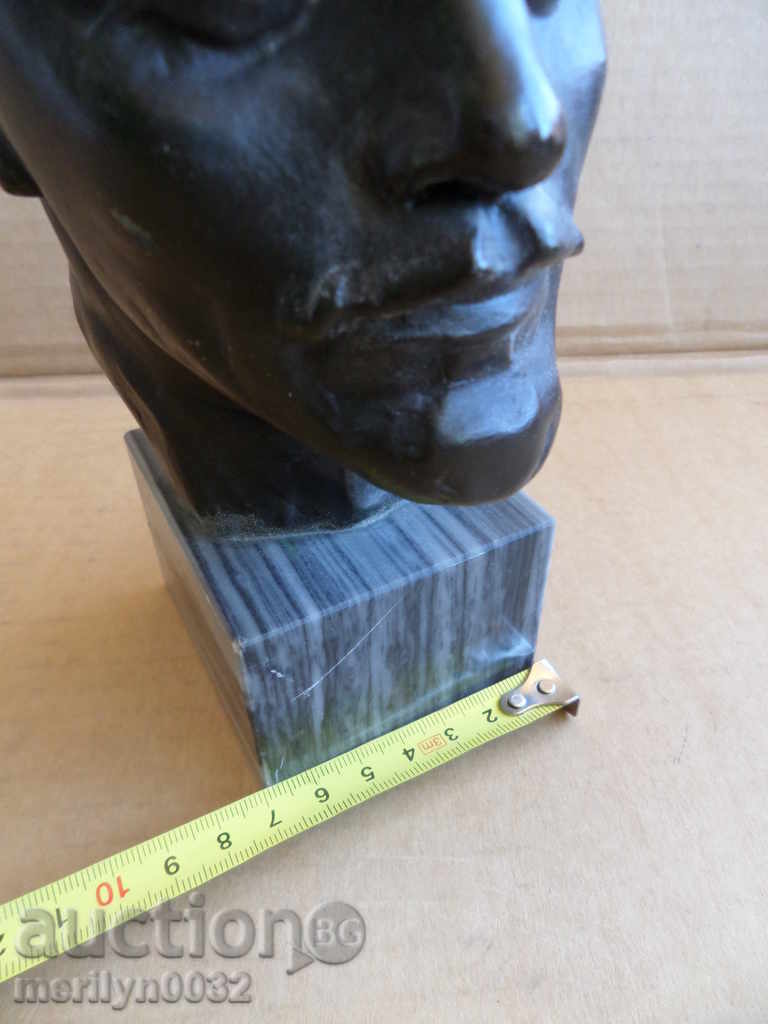 Aluminum bust of Lenin, figure, plastic, statuette - 5 Aluminum bust of Lenin, figure, plastic, statuette - 5