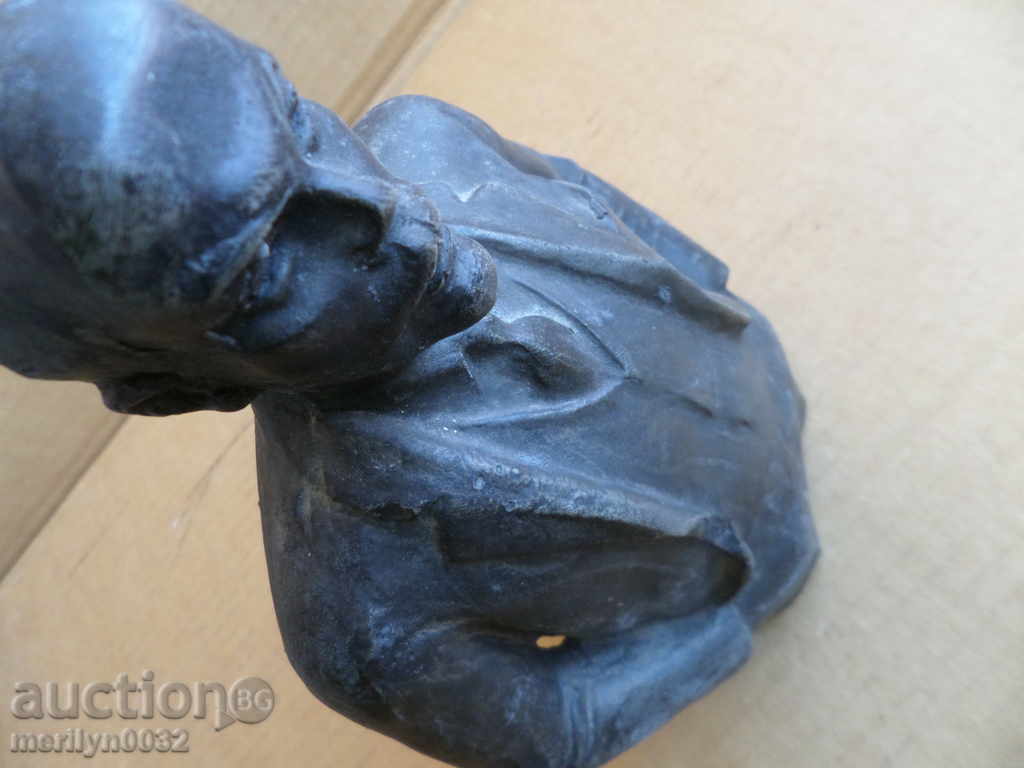 Aluminum bust of Lenin, figure, sculpture, statuette - 6 Aluminum bust of Lenin, figure, sculpture, statuette - 6