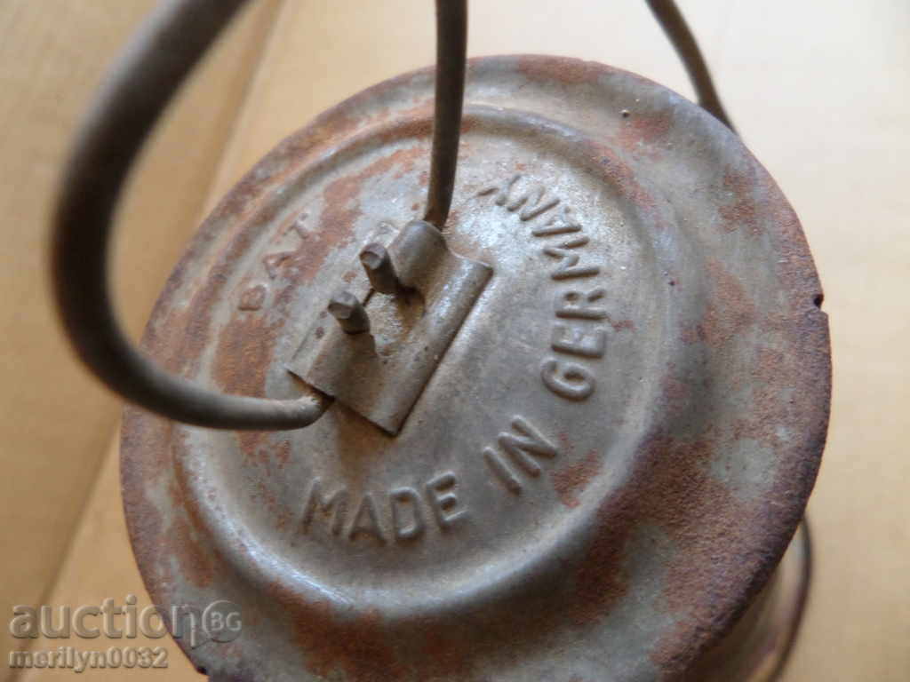 Auction Old German lantern, lamp, spotlight lamp Auction Old German lantern, lamp, spotlight lamp