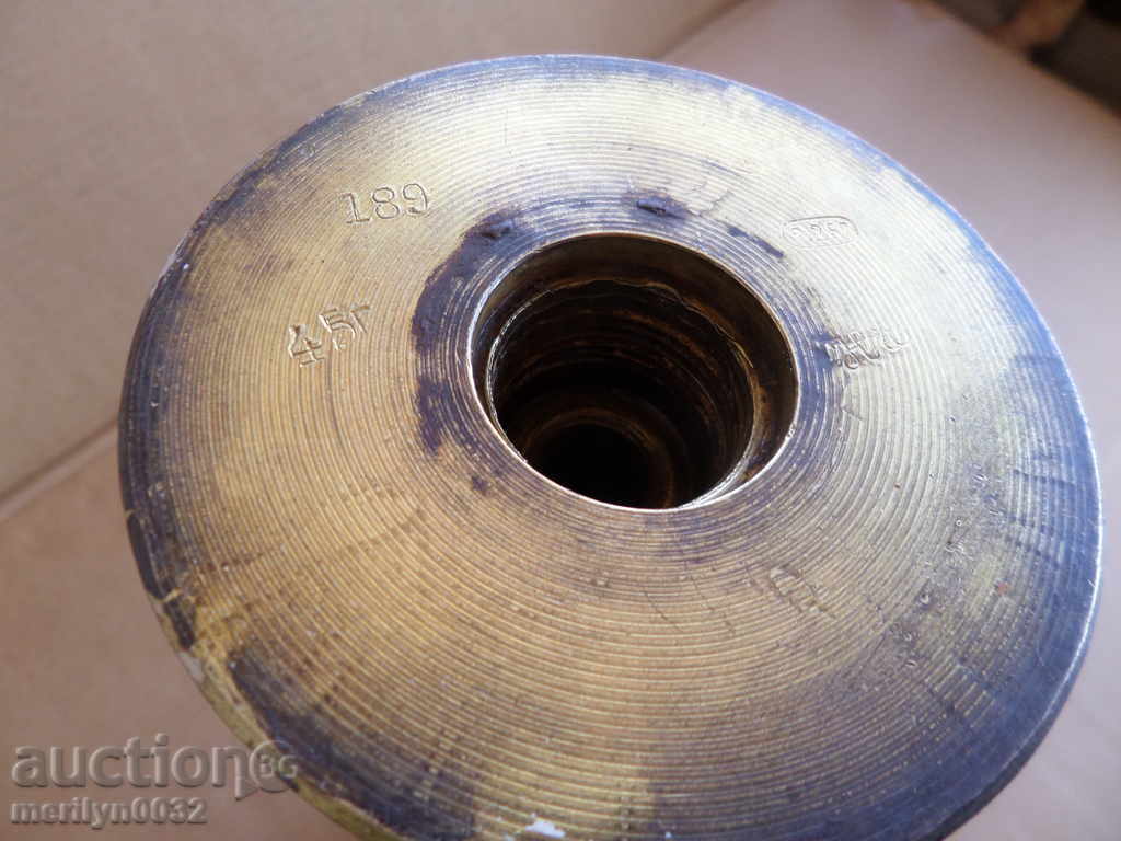 Delivery of Old shell from a projectile World War I 1945 Delivery of Old shell from a projectile World War I 1945