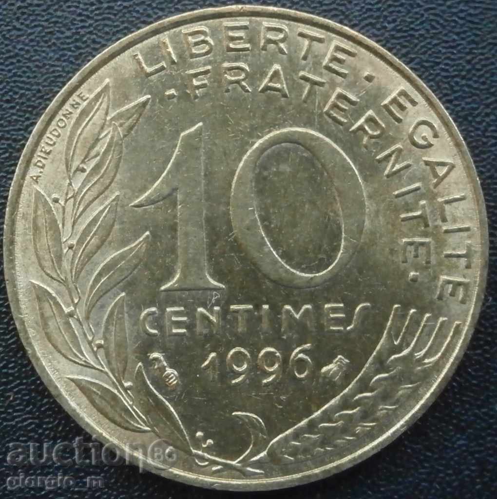 Γαλλία - 10 centimes 1996