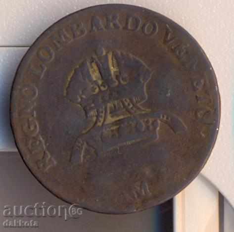 Italy Lombardy Venice 1 centimeso 1834m
