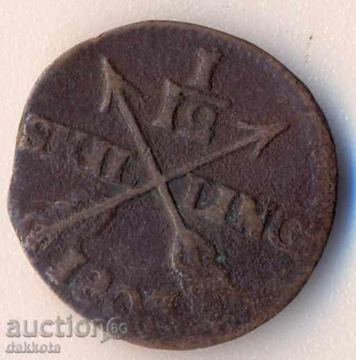 Sweden 1/2 skilling 1803 year, small circulation