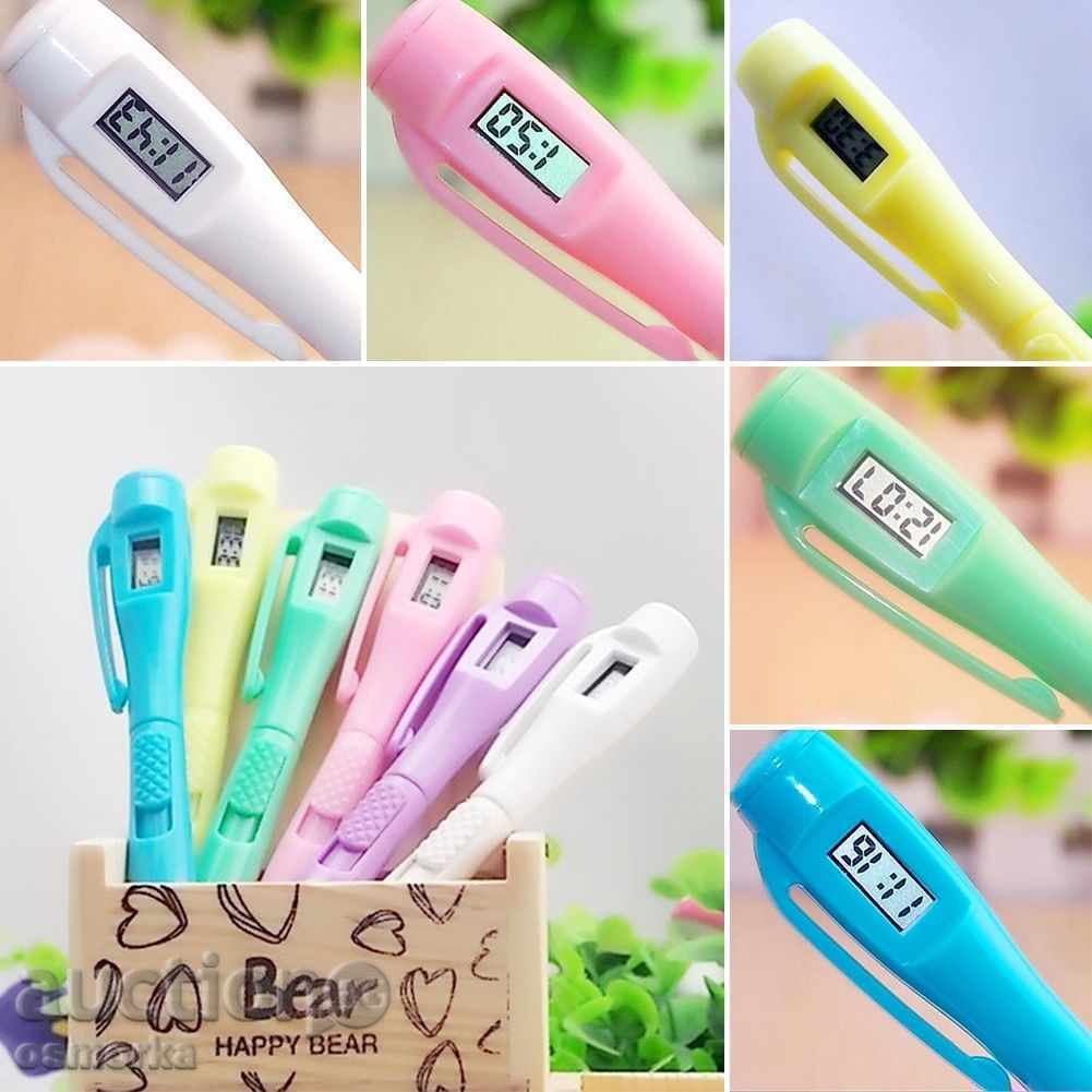 Chemist with electronic clock - pink pen date pupil - 7 Chemist with electronic clock - pink pen date pupil - 7