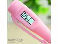 Chemist with electronic clock - pink pen date pupil