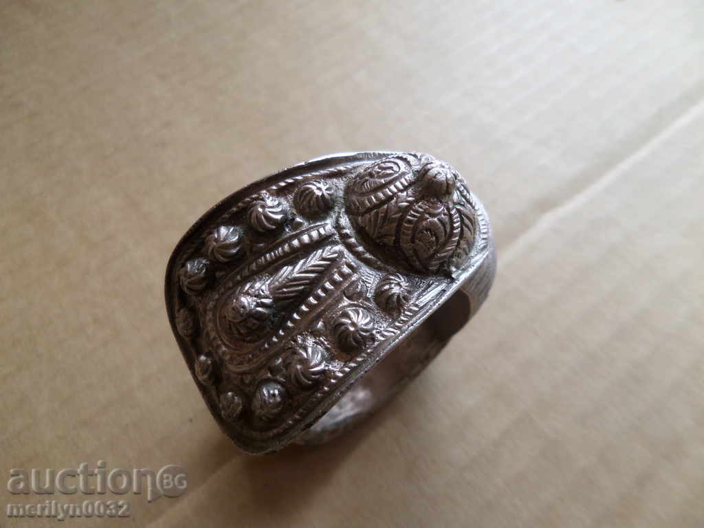 Renaissance silver bracelet slingshot, sachan, jewelry, silver - 6