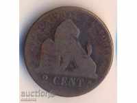 Βέλγιο 2 centimes 1862