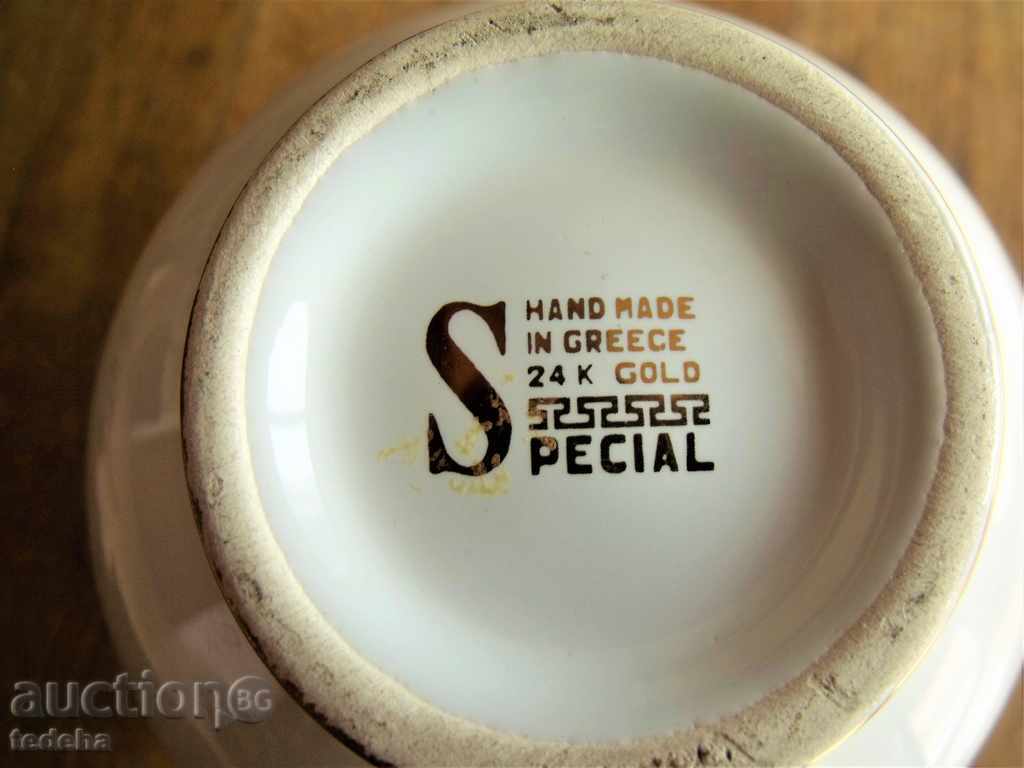 PORCELAIN WORK - 100% HANDMADE. 24 K. GOLD - 5