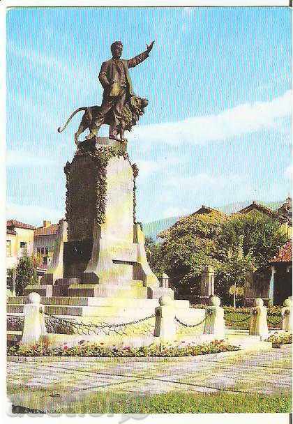 Postcard Bulgaria Karlovo The monument of Vasil Levski 3 *