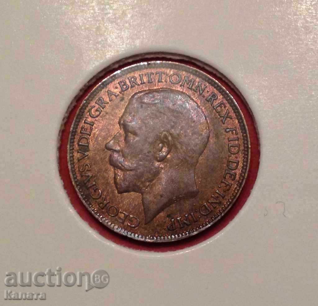 UK Farthing 1924 - 5 UK Farthing 1924 - 5