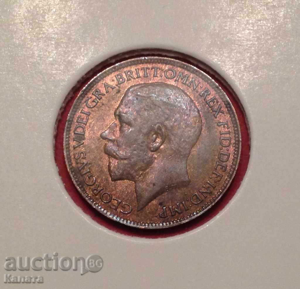 UK Farthing 1924 - 6 UK Farthing 1924 - 6