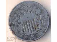 ΗΠΑ 5 σεντς 1867