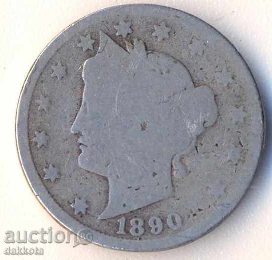 САЩ 5 цента 1890 година с цена 19.90 лв. | € 10.17 САЩ 5 цента 1890 година с цена 19.90 лв. | € 10.17