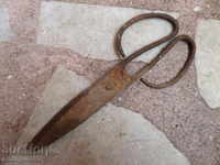 Forged scissors, wrought iron