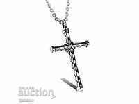 Men's punk cross, cross, pendant necklace, choker, hip hop