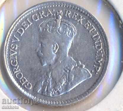Canada 5 cenți 1918 cu preț € 10.00 | 19.56 BGN