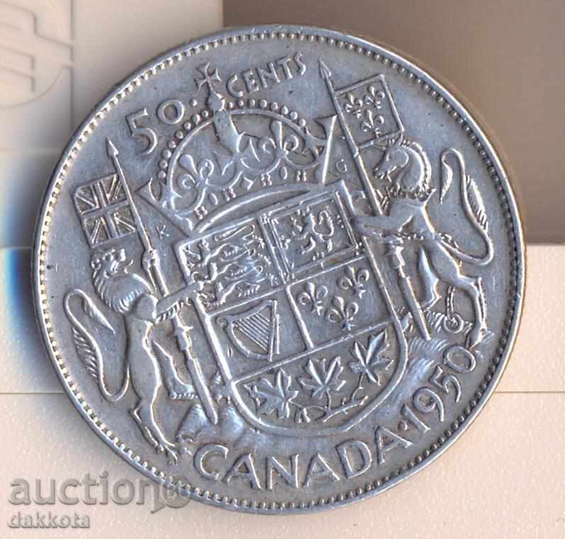Canada 50 cent 1950