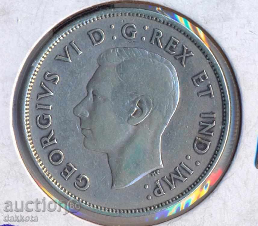 Канада 50 цента 1937 година, рядка с цена € 36.00 | 70.41 лв.