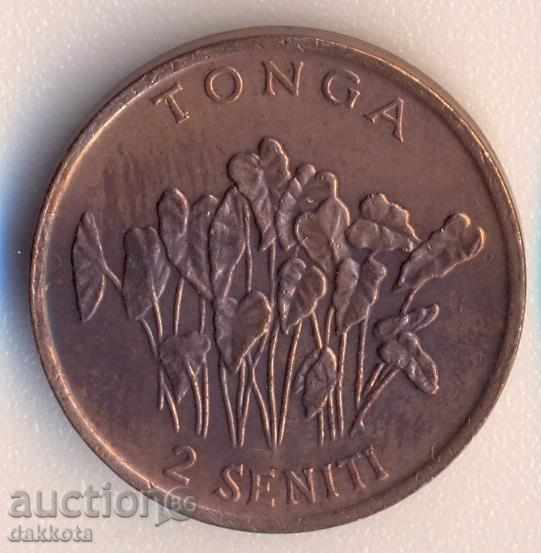 Тонга 2 сенити 1996 година