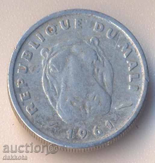 Мали 5 франка 1961 година
