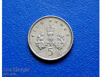 Великобритания 5 пенса (5 Pence) 2005 г.