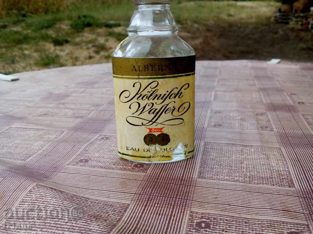 Bottle of perfume kölnisch wasser with price 15.00 BGN | € 7.67 Bottle of perfume kölnisch wasser with price 15.00 BGN | € 7.67