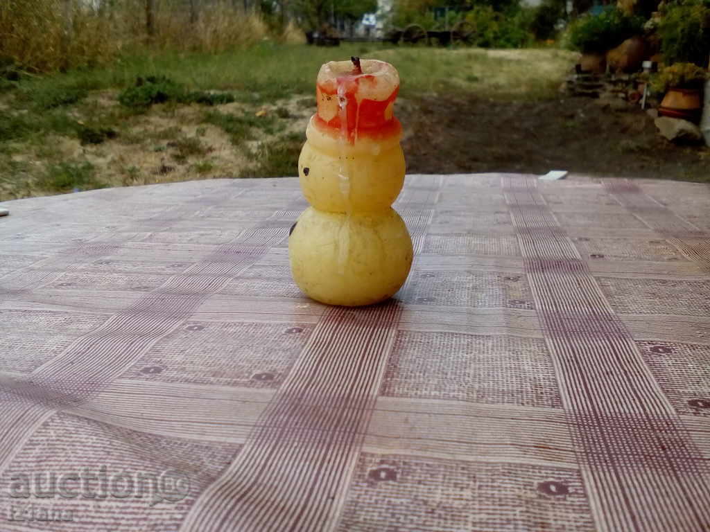 Lumânare, om de zăpadă cu preț 10.00 BGN | € 5.11