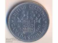 Canada dolar 1971, British Columbia, 32 mm.