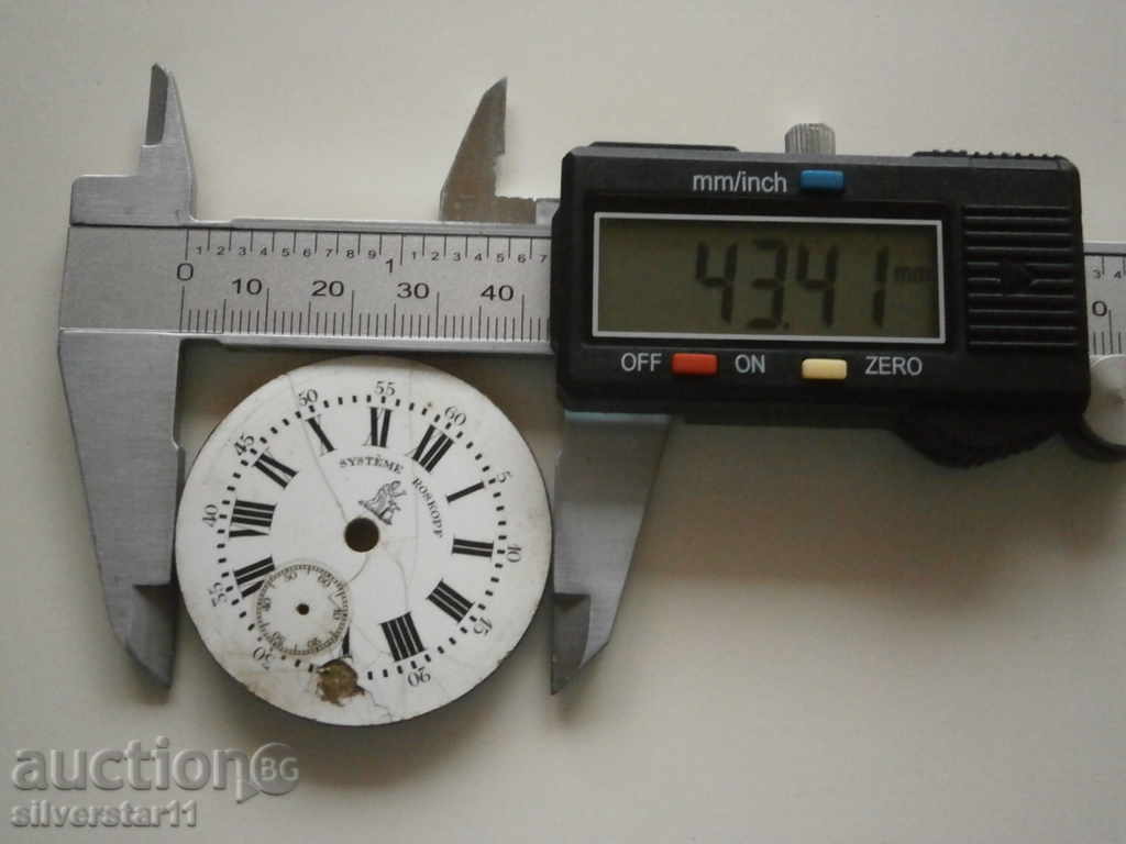 Циферблат порцеланов SYSTEME ROSKOPF - 6 Циферблат порцеланов SYSTEME ROSKOPF - 6