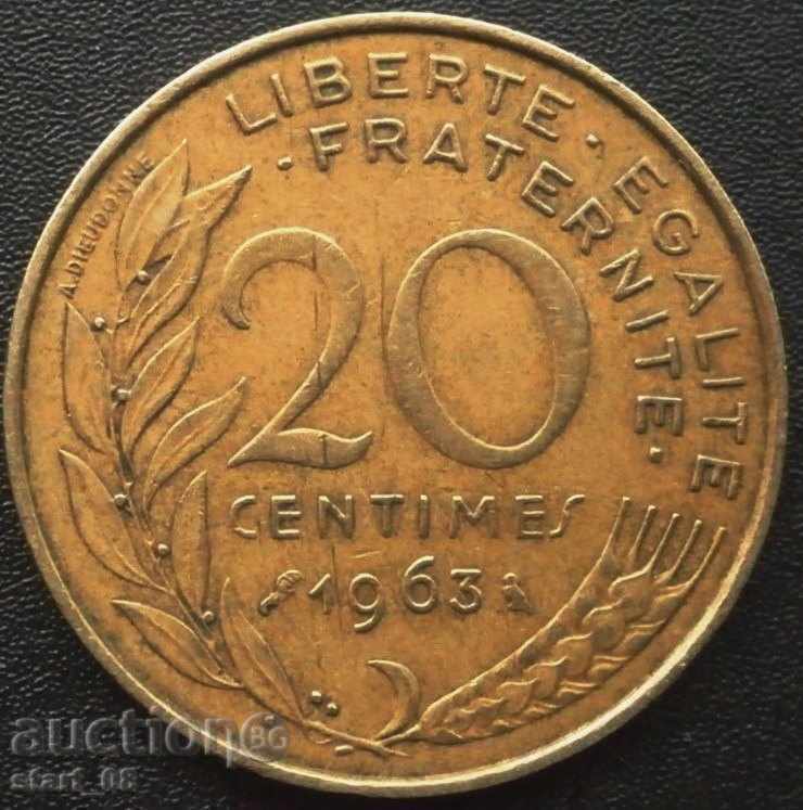 France - 10 centimeters 1963