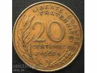 Франция - 10 сантима 1963 г.