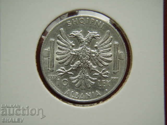 Delivery of 10 Lek 1939 R Albania - AU Delivery of 10 Lek 1939 R Albania - AU