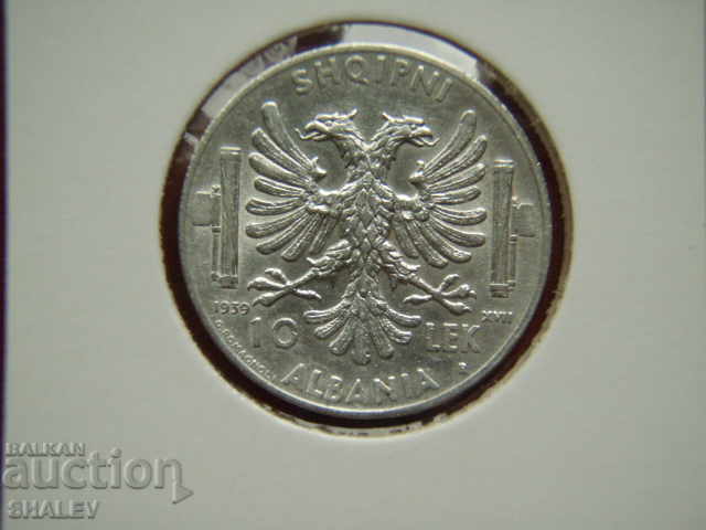 10 Lek 1939 R Αλβανία - AU