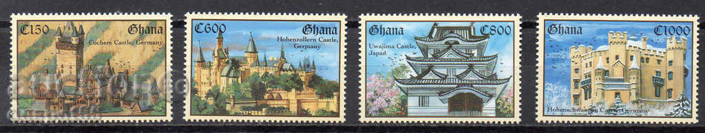 1995. Гана. Замъци в различни страни.