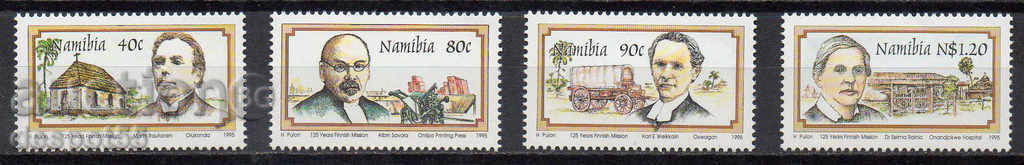 1995. Намибия. 100 г. Финландски мисионери в Намибия.