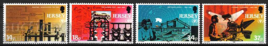 Jersey Island / Jersey MnH 1990 - Communications Jersey Island / Jersey MnH 1990 - Communications