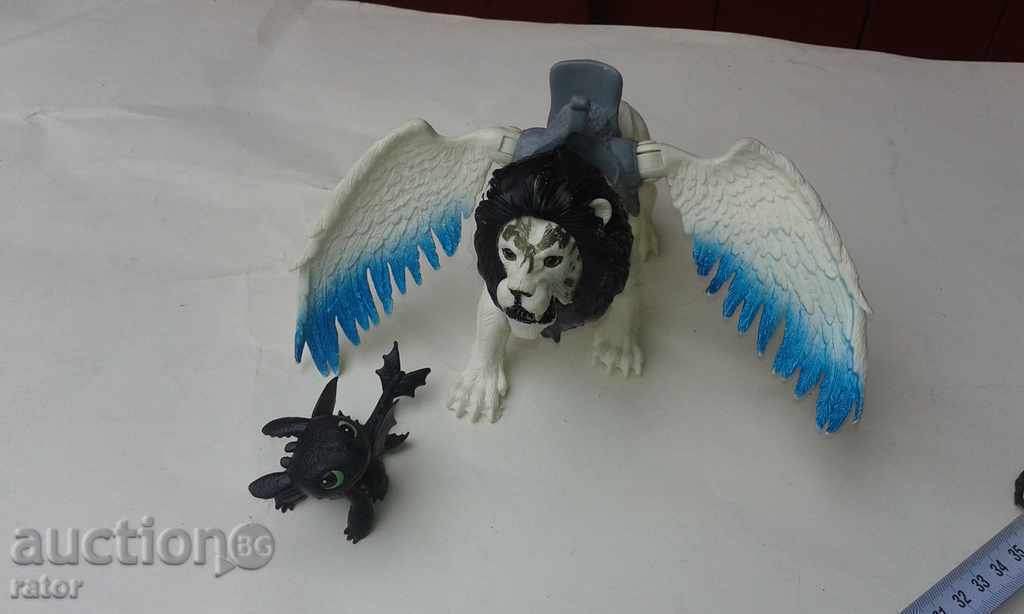 Toys, toy LOV and DRAGON - 2 pcs. - 5 Toys, toy LOV and DRAGON - 2 pcs. - 5