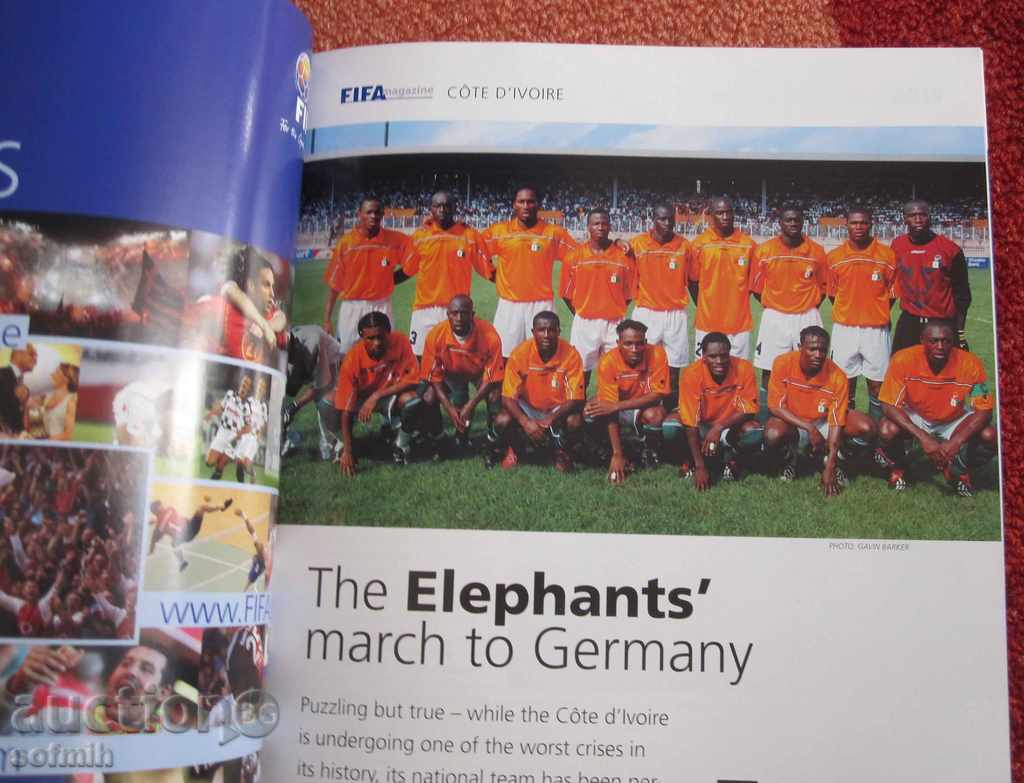 Auction football fifa magazine January 2005 Auction football fifa magazine January 2005