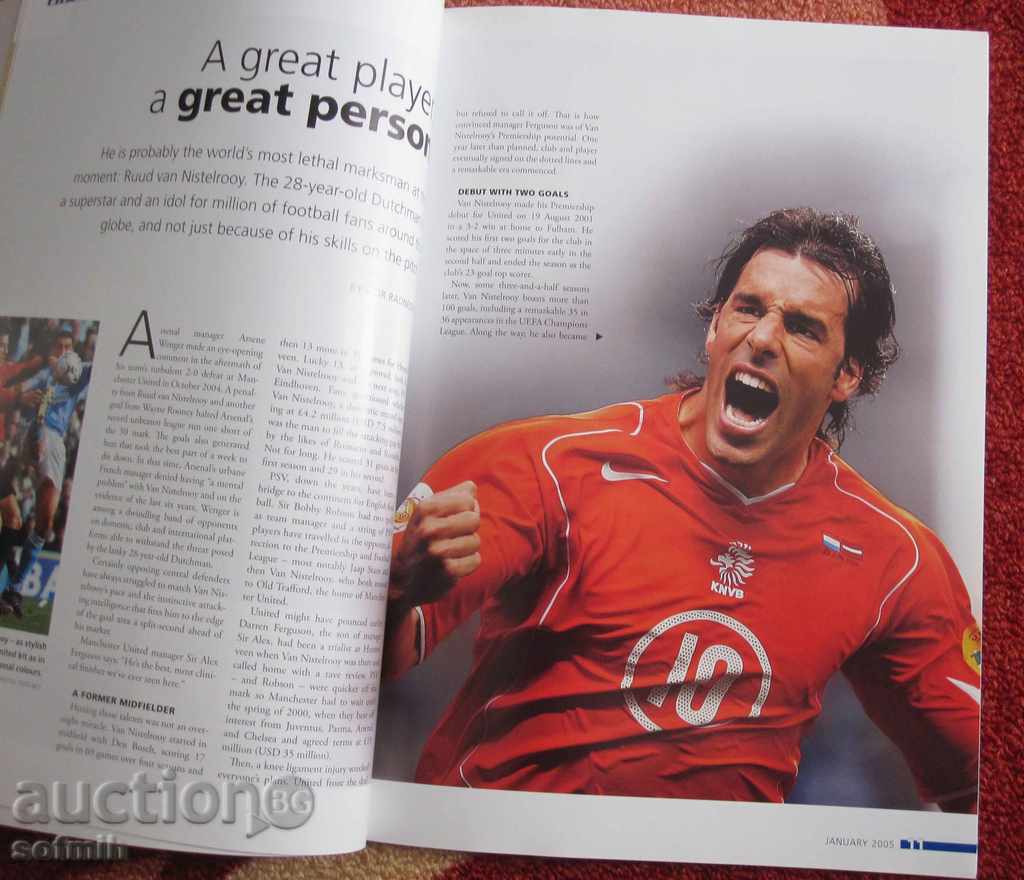 Delivery of football fifa magazine January 2005 Delivery of football fifa magazine January 2005