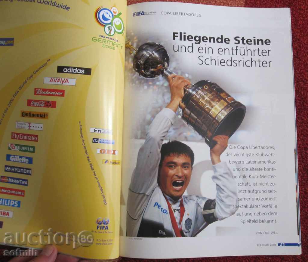 football fifa magazine February 2004 with price 6.00 BGN | € 3.07 football fifa magazine February 2004 with price 6.00 BGN | € 3.07