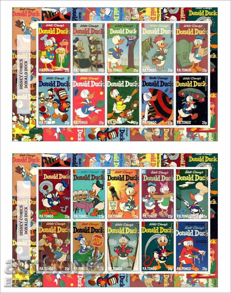 Καθαρίστε μπλοκ Disney Animation Donald Duck 2017 Τόνγκα
