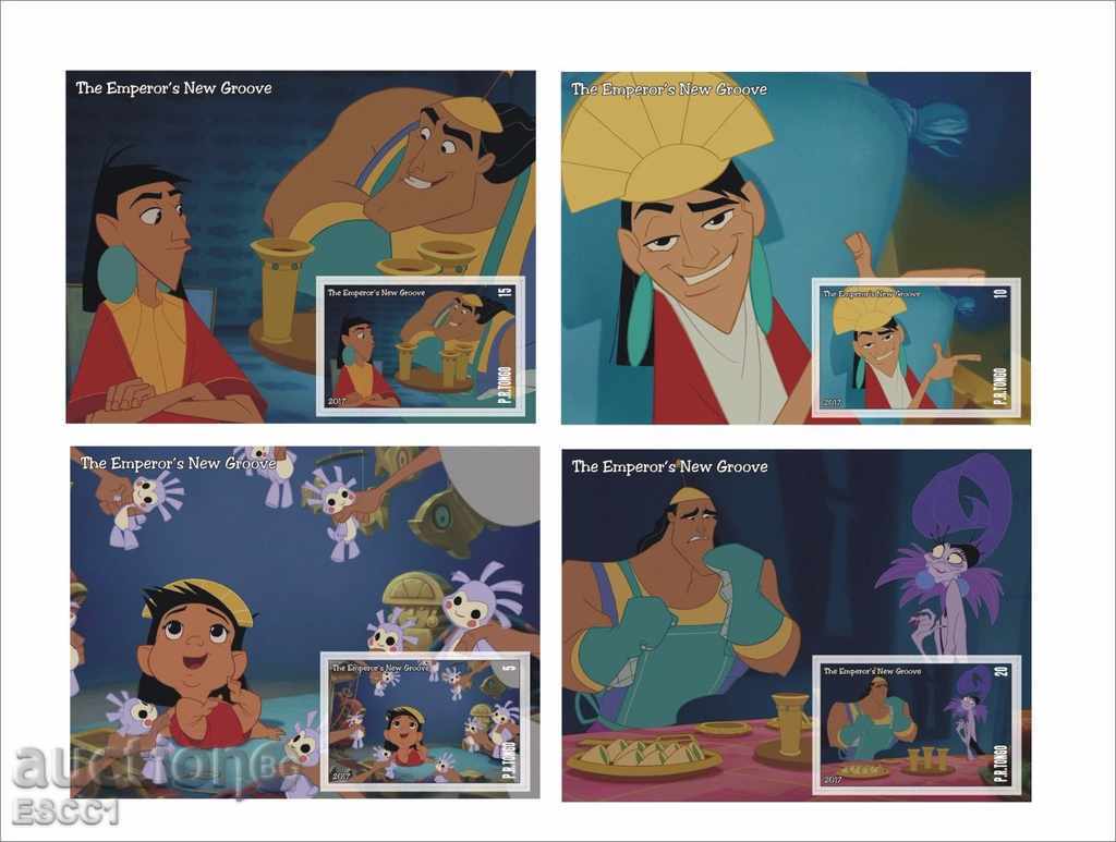 New Groove Tonga blocuri curate Disney Animation Imparatului