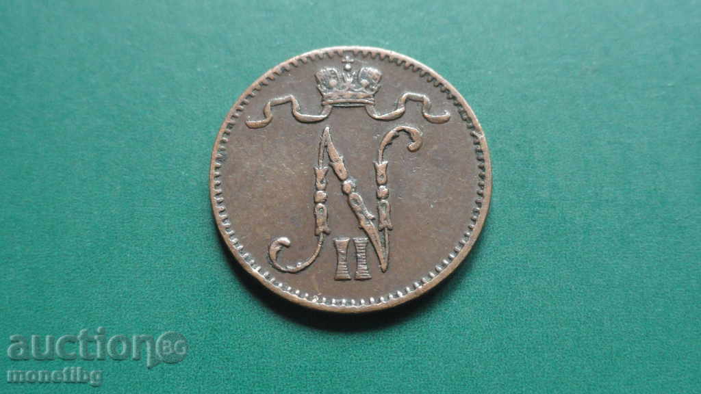 Russia (for Finland) 1907 - 1 penny with price 10.40 BGN | € 5.32