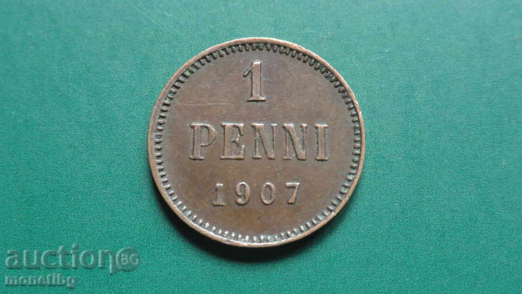 Auction  Russia (for Finland) 1907 - 1 penny