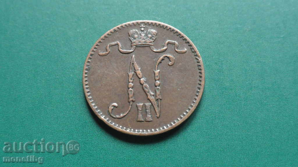 Russia (for Finland) 1907 - 1 penny - 6